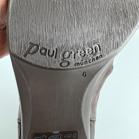 Paul Green Womens Jano Brown Leather Scrunch Chelsea Ankle Boot size US 8.5 UK 6 - Picture 13 of 13